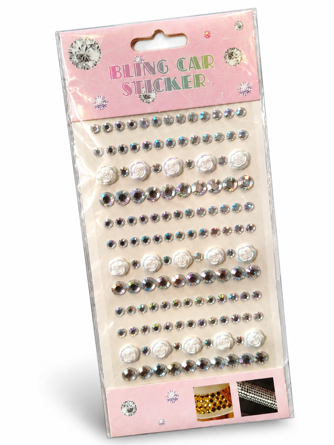 Bling Rhinestone Hair Sticker Pack