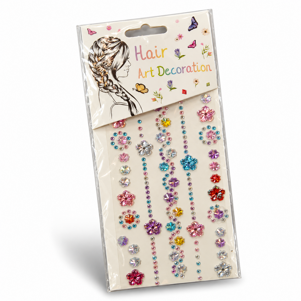 Hair Art Rhinestone Sticker Set