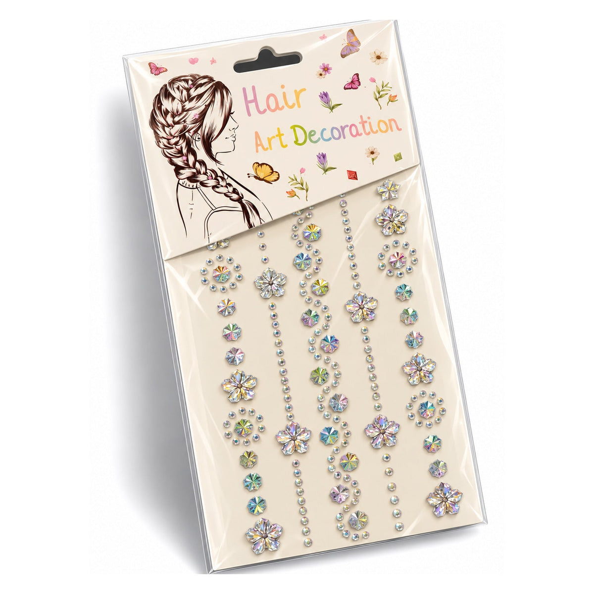 Pastel Hair Art Decoration Stickers — uniform 1500 x 1500 product image
