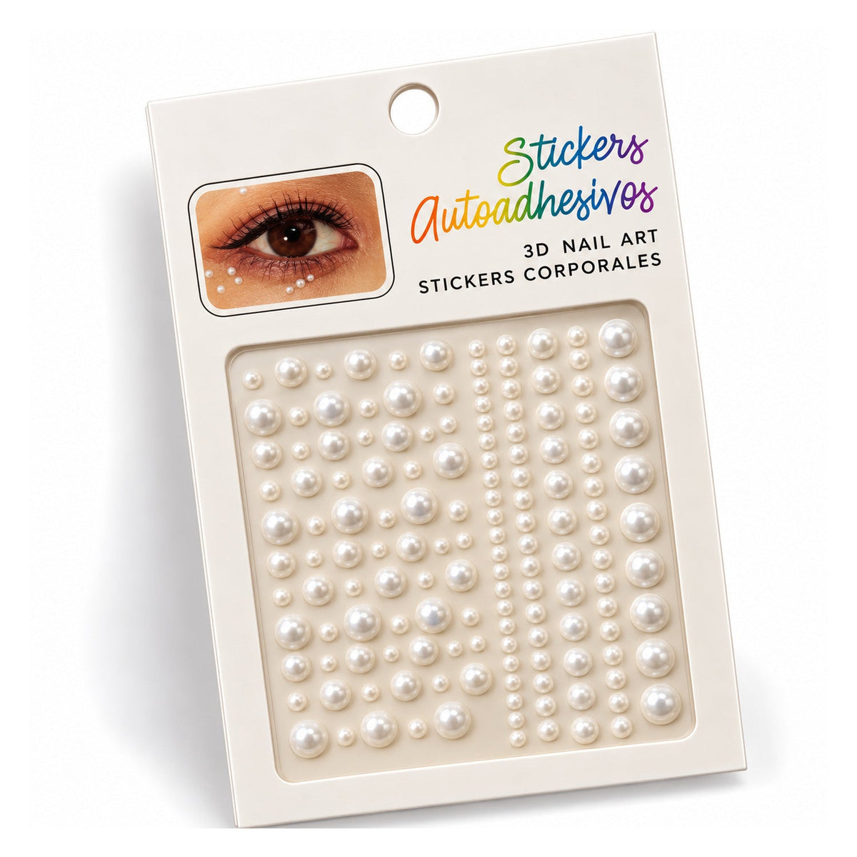 Classic Pearl Hair Sticker Strips — uniform 1500 x 1500 product image