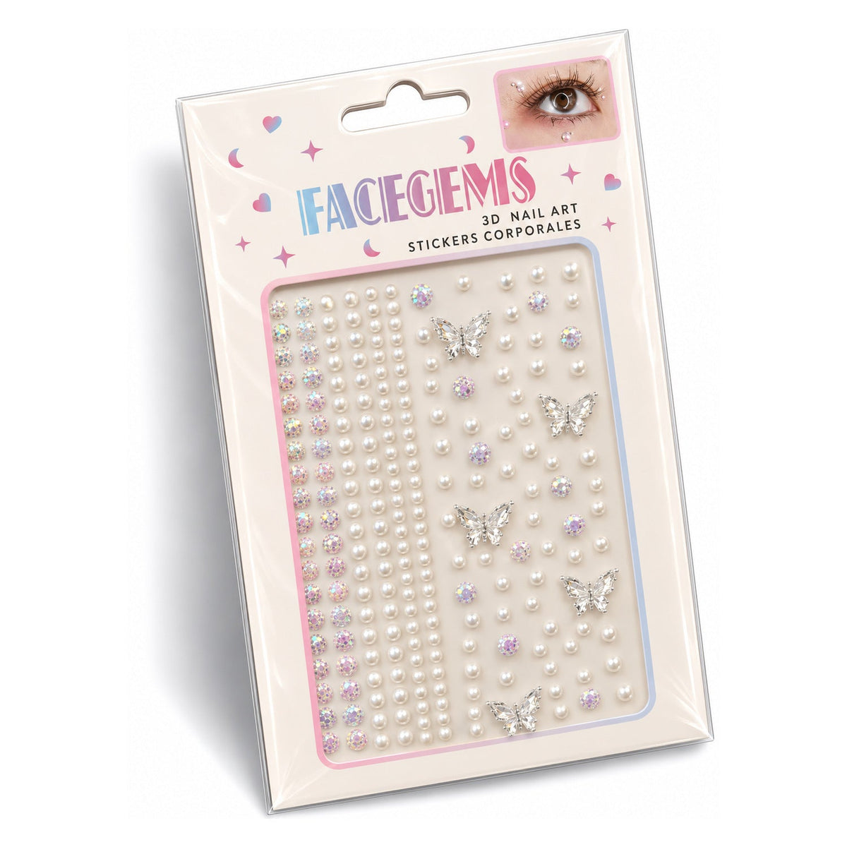 Pastel Pearl & Butterfly Hair Gems — uniform 1500 x 1500 product image