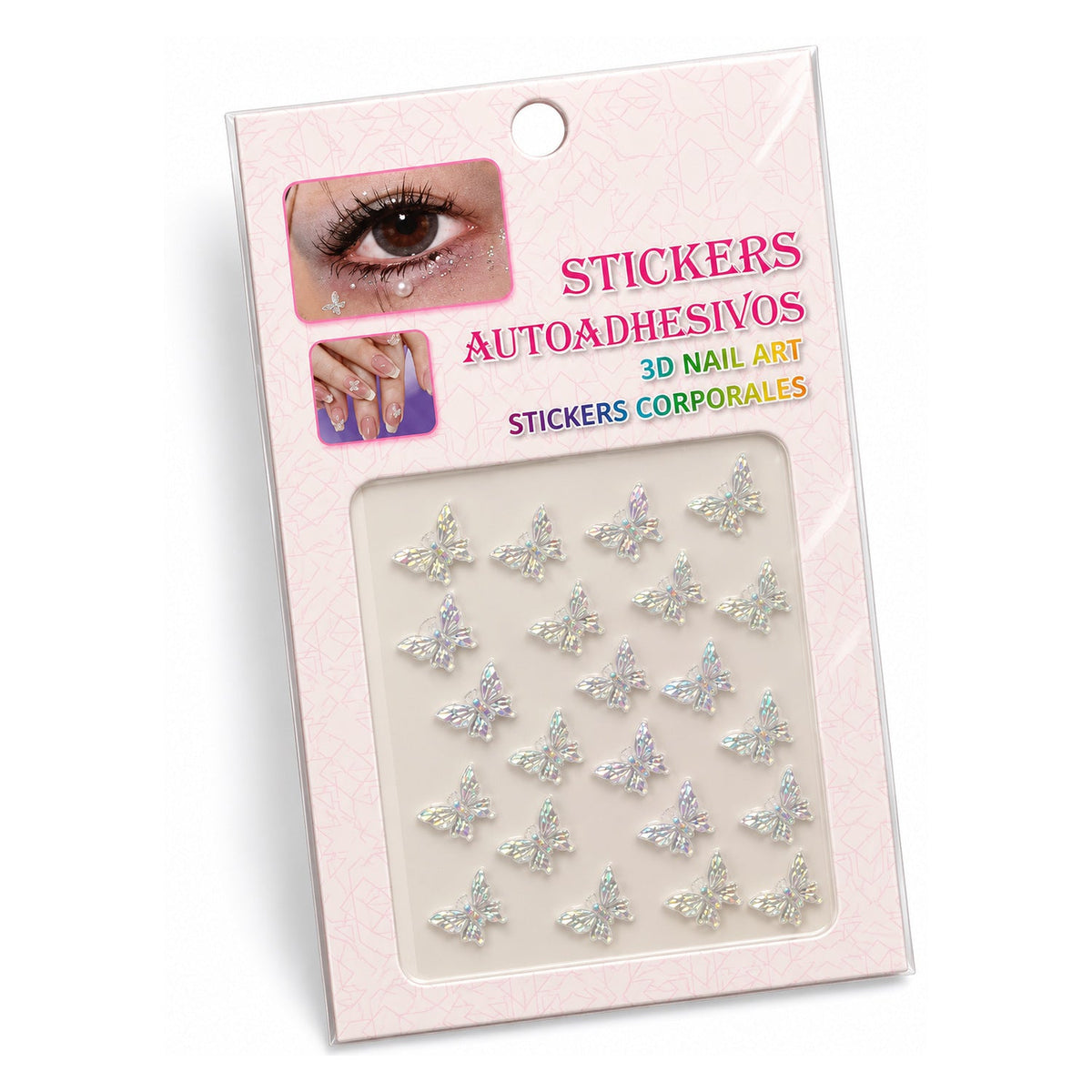 Holographic Butterfly Hair Stickers — uniform 1500 x 1500 product image