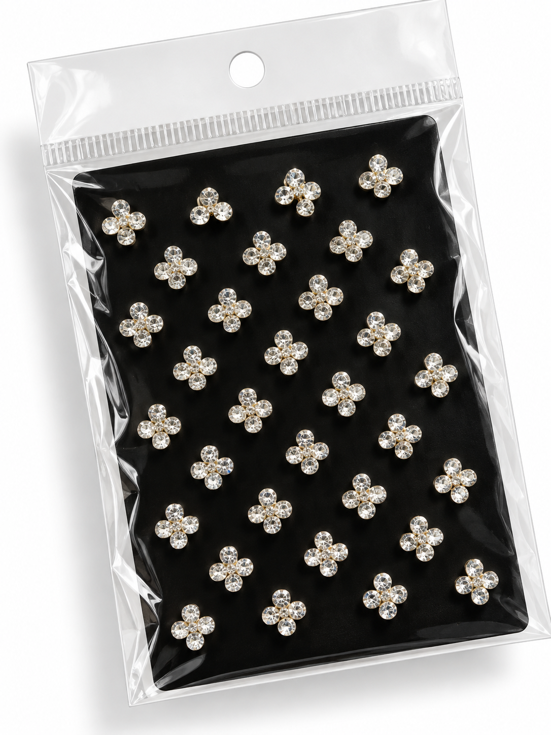 Rhinestone Flower Sticker Sheet